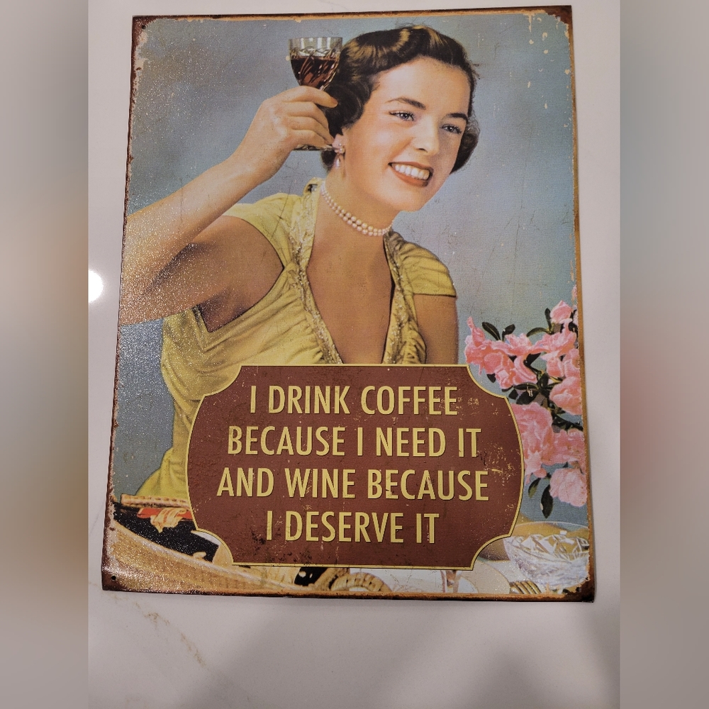 Metal Coffee Sign